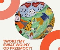 Pomarańczowy i Brązowy Zdjęcie Geometryczny Rak Piersi Świadomość/Różowy Październik Wpis na Facebooku